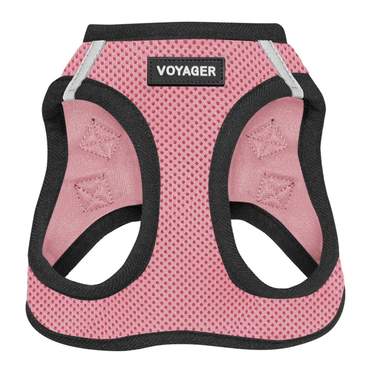 Voyager Step in Air Dog Vest Harness (Pink/Black Trim / S (Chest: 14.5 - 16"))