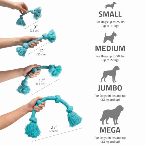 Tug Rope Dog Toys for Small Dogs (Small / Peanut Butter)