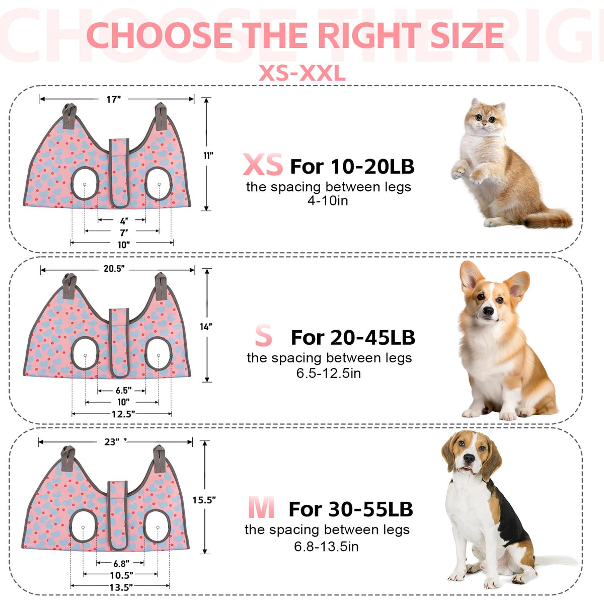 Dog Grooming Hammock for Small Dogs & Cats