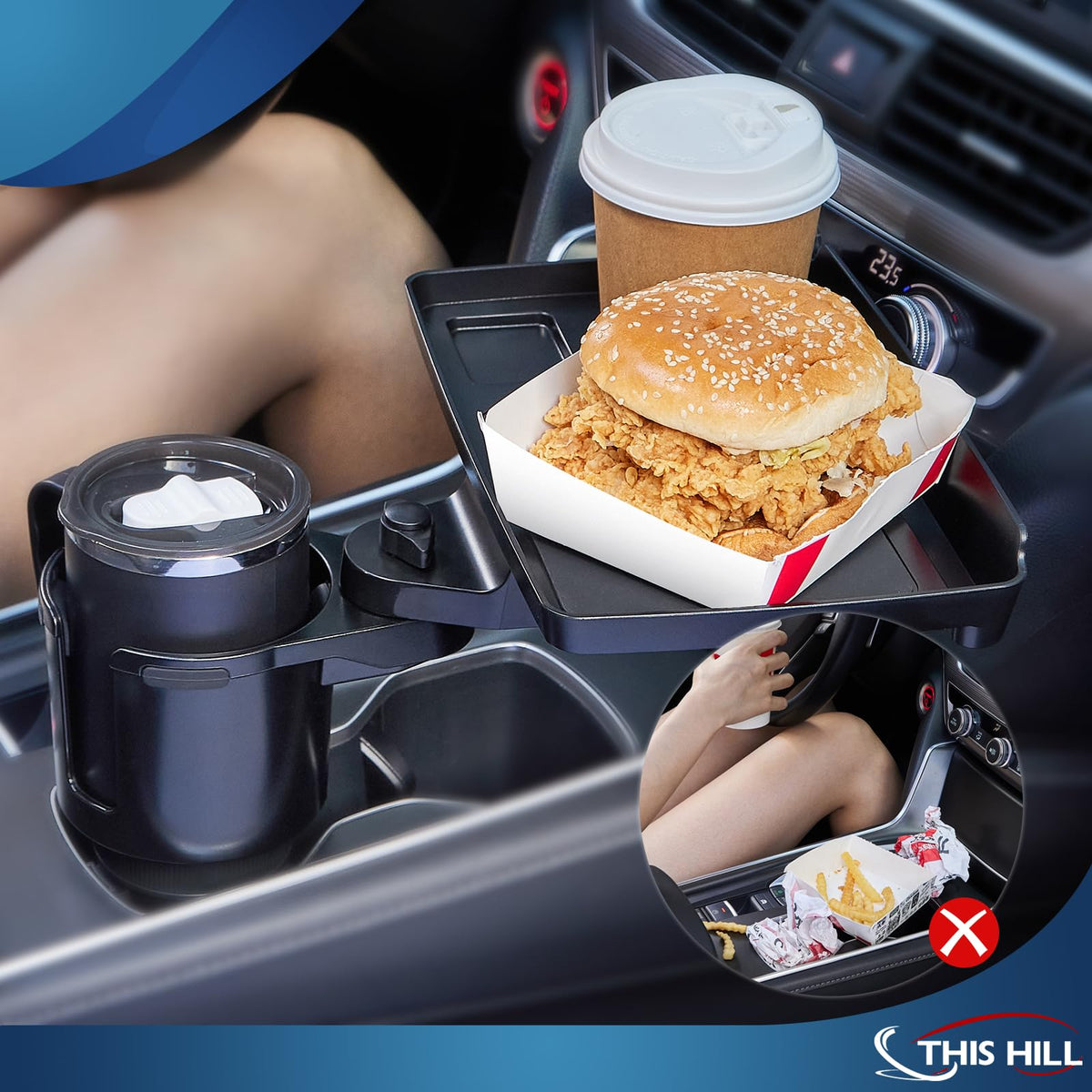 Car Cup Holder Tray 2