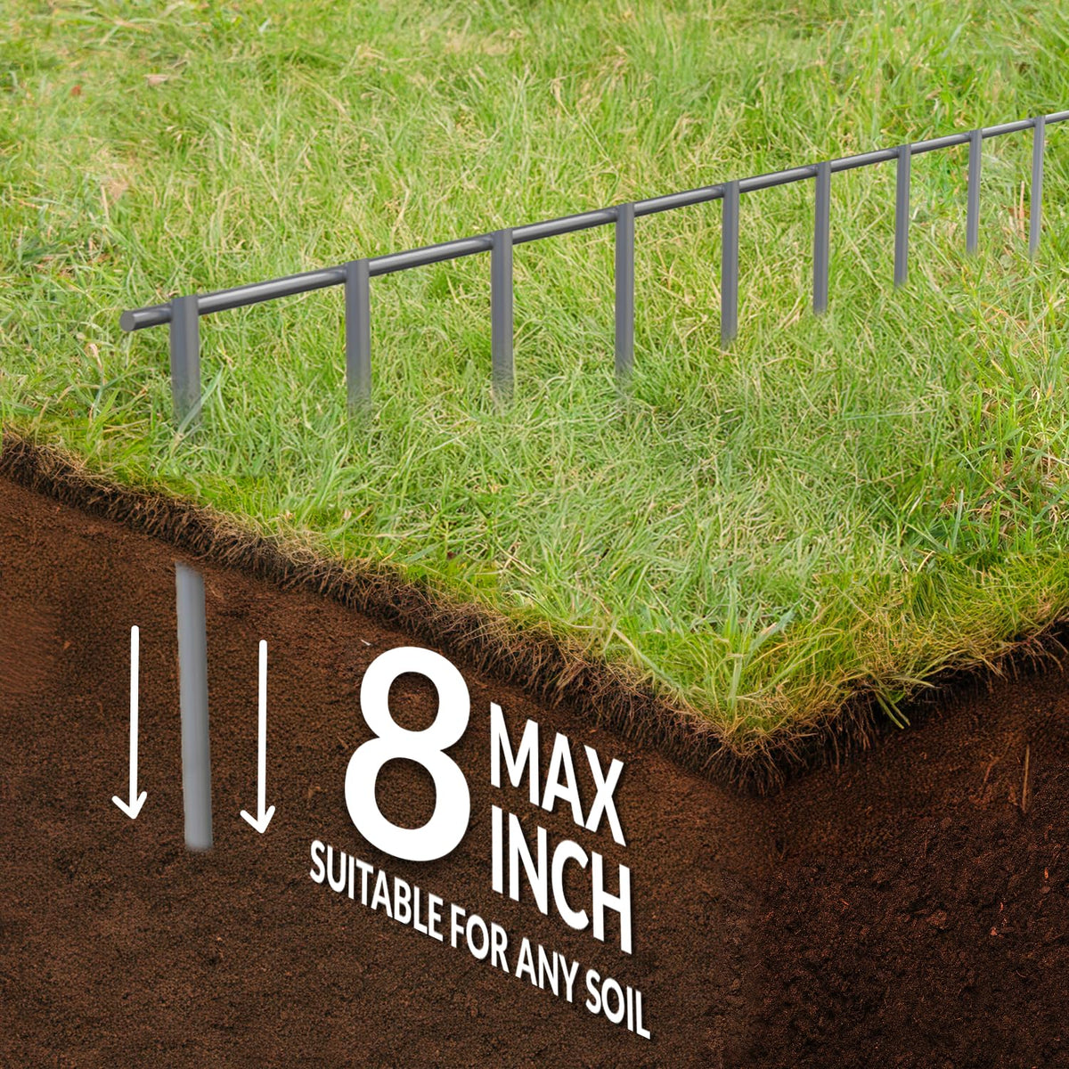 Original Animal Barrier Garden Fence (Pack of 10)