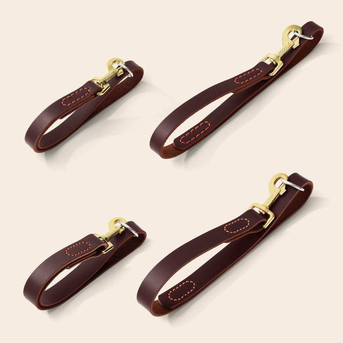 Leather Dog Leash (2.0 ft L x 0.75 in W)