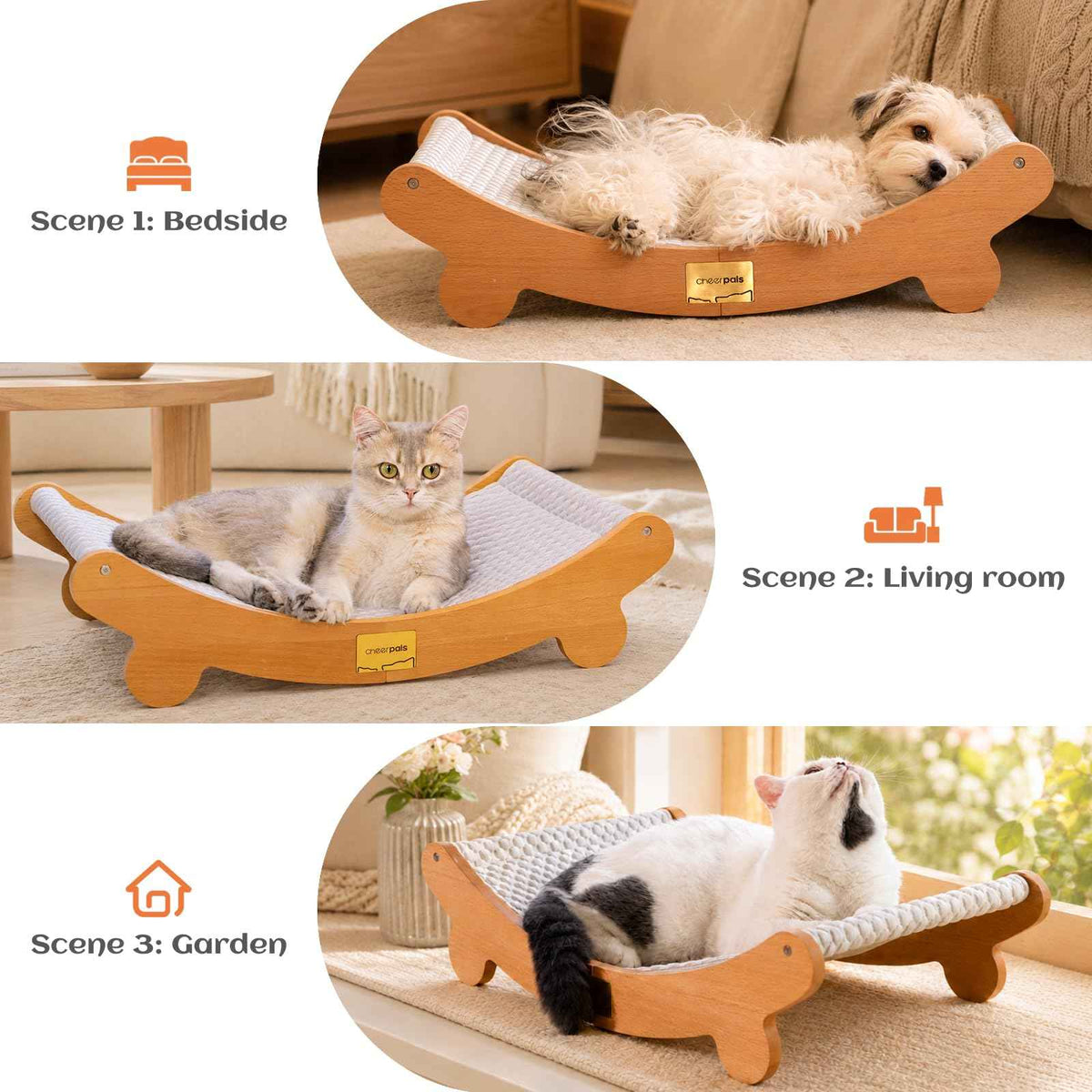 Outdoor Cat Bed (Brown)