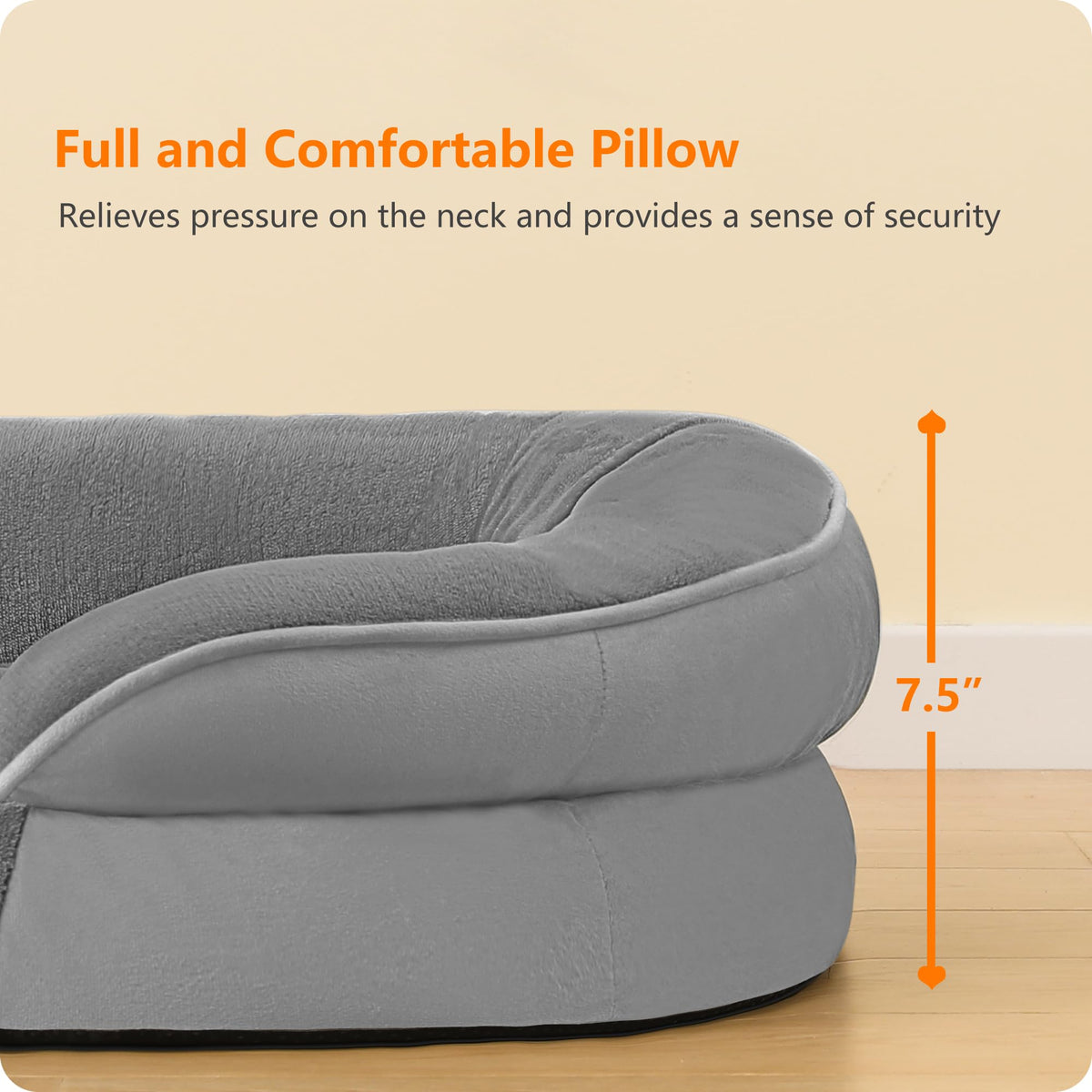 Orthopedic Waterproof XXX (Medium Grey / XXX-Large(53 x 35.8 x 7.5 inch))