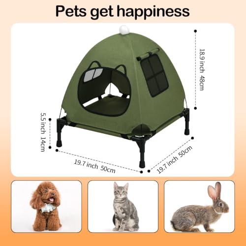 Anti Anxiety Open Elevated Pet Hammock Bed Tent House (Contemporary)