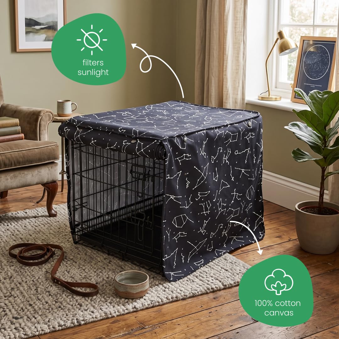 Deep Blue Dog Crate Cover (Rocketman / 42.0"L x 28.0"W x 31.0"H)