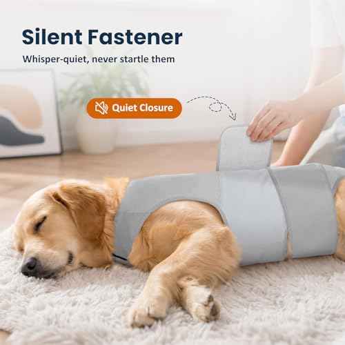 Dog Anxiety Relief Calming Vest (Grey / S)