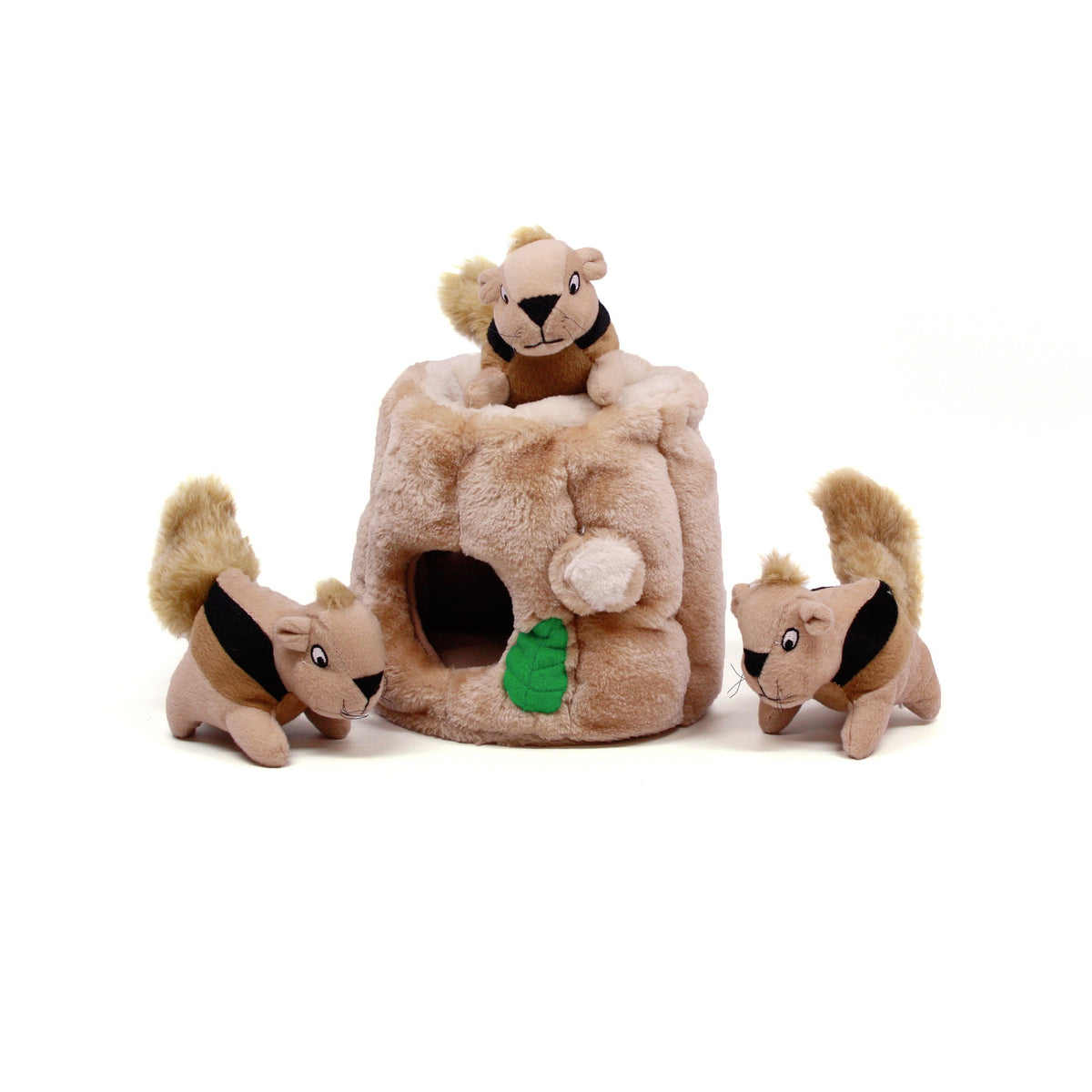 Hide-A-Squirrel Plush Squeaky Dog Toy, Large, 10.5" x 7.5" (Squirrel Large / Large (Pack of 1))