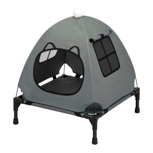 Anti Anxiety Open Elevated Pet Hammock Bed Tent House (Contemporary)