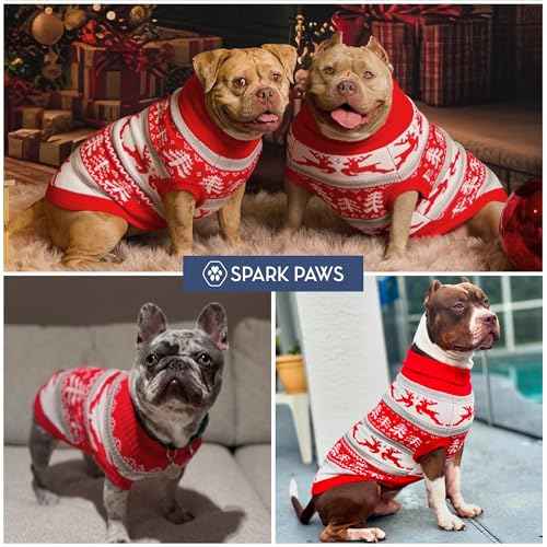 Christmas Knit Dog Sweater (Winter Wonderland / Small)