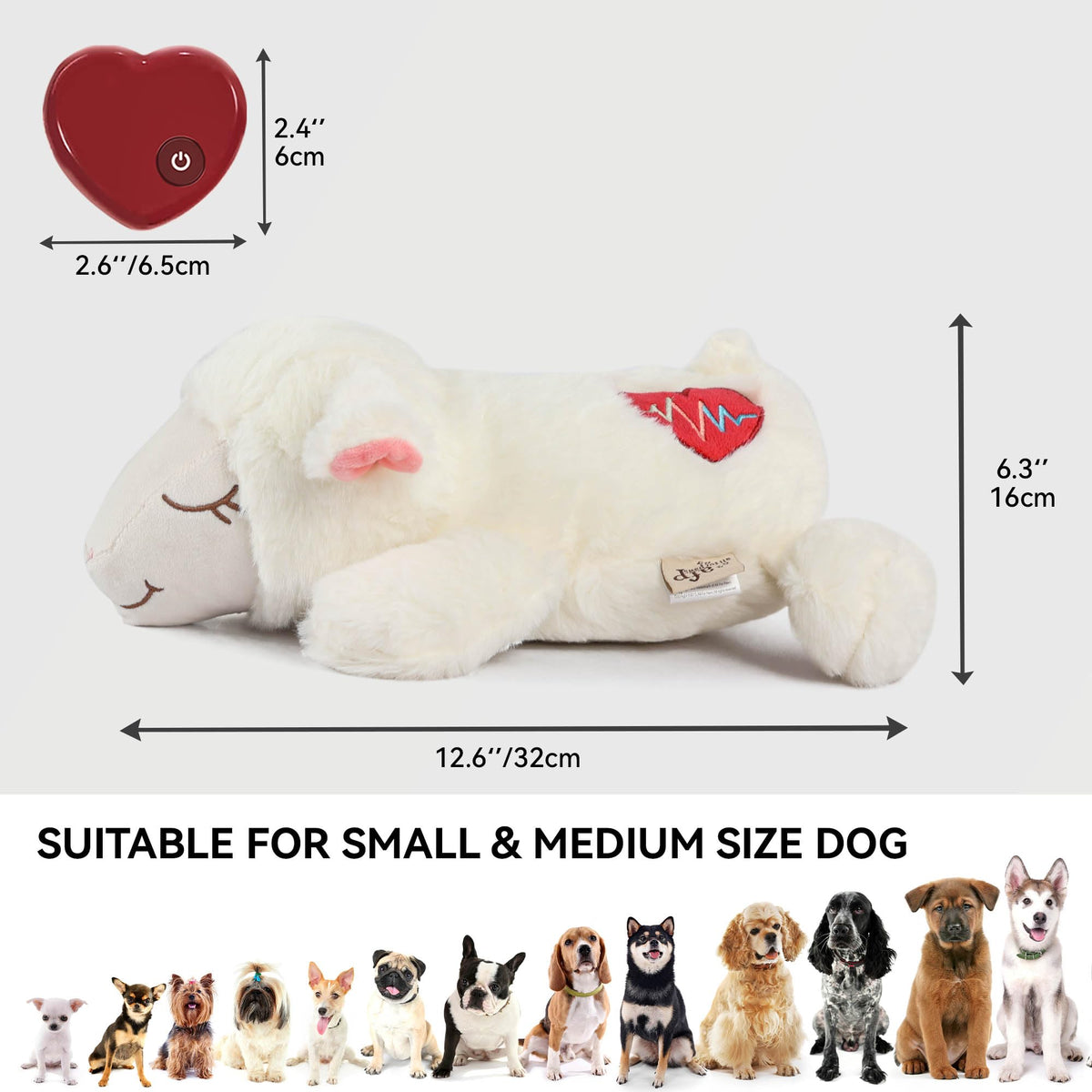 Heartbeat Dog Toy for Sleep Aid