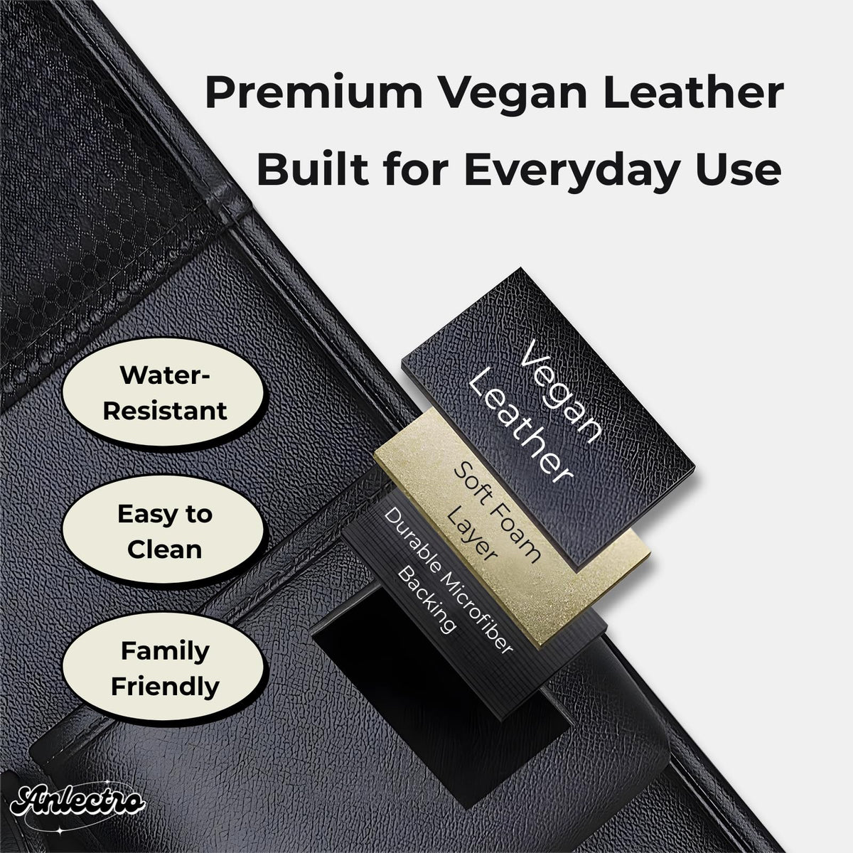 5-in-1 Backseat Car Organizer with Car Seat Tray, Car Backseat Organizers