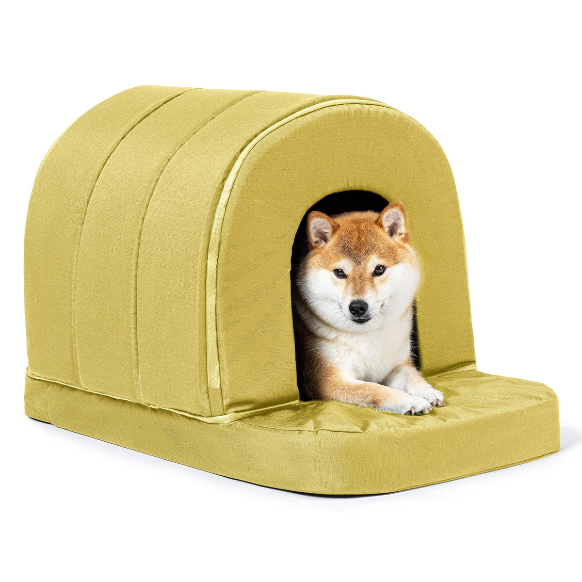 Orthopedic Dog Bed House (29"L x 18"W x 19"Th / Moonstone)