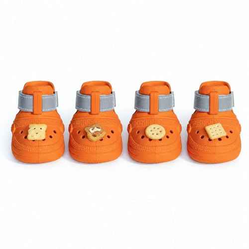 Breathable Dog Shoes Non (Pink / Medium)
