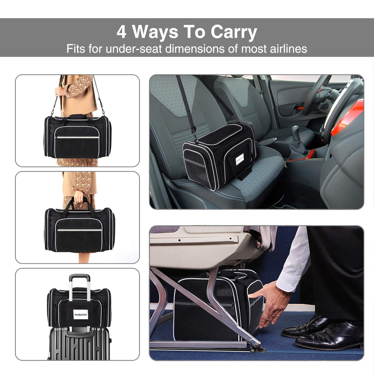 TSA Airline Approved Large Pet Travel Carrier