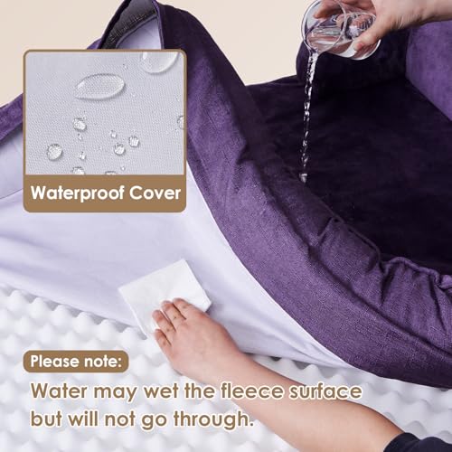 Orthopedic XXL Dog Bed (Purple / 46.0"l X 35.0"w X 7.5"th)
