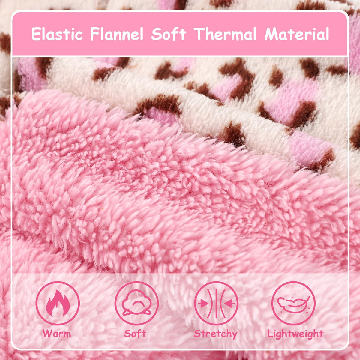 Dog Sweaters for Small Dogs (XX-Small (Chest 10 in) / Pink leopard)