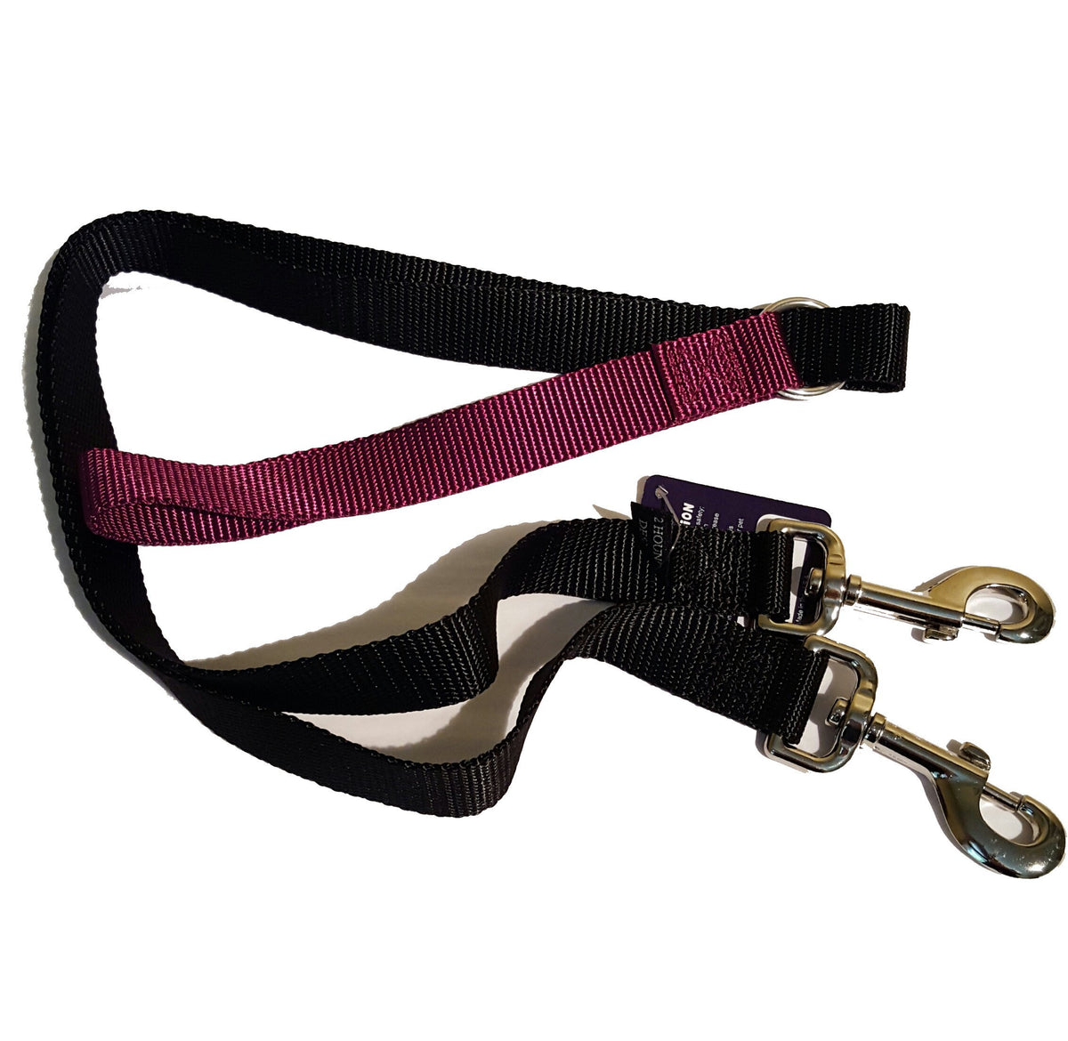 Freedom No Pull 1 Inch Training Leash ONLY Works with No Pull Harnesses (Burgundy Wine)
