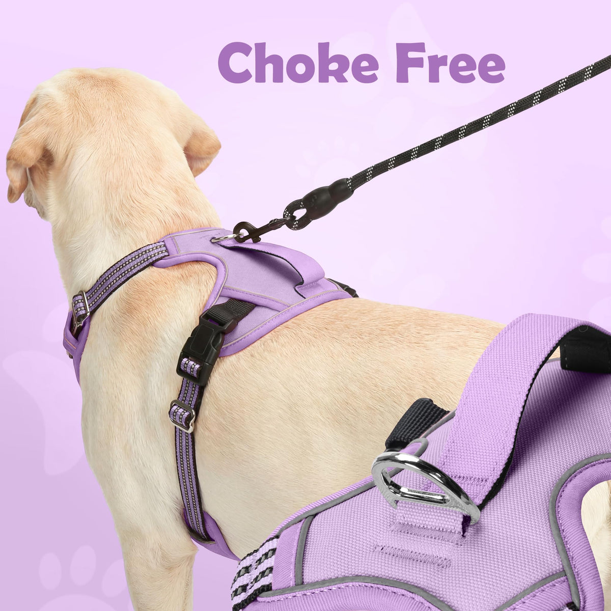 Dog Harness for XLarge Dogs (Purple / X-Large)