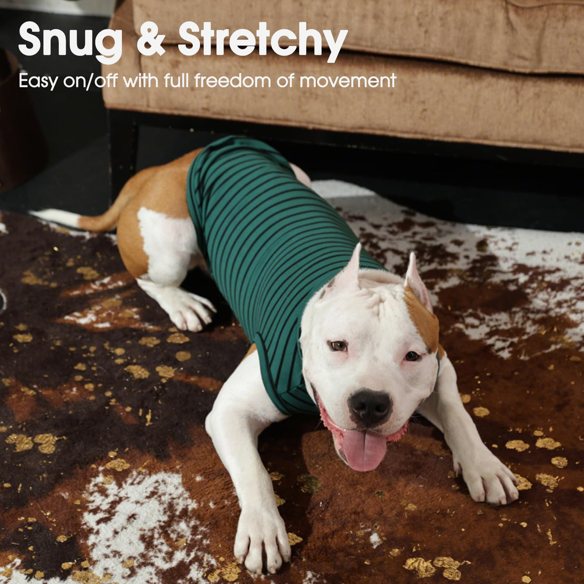 4XL Dog Sweater (XXXX-Large / Green Stripes)