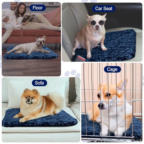 4 Pack Self Warming Cat Mat for Pets (16 x 20 Inch / Blue)