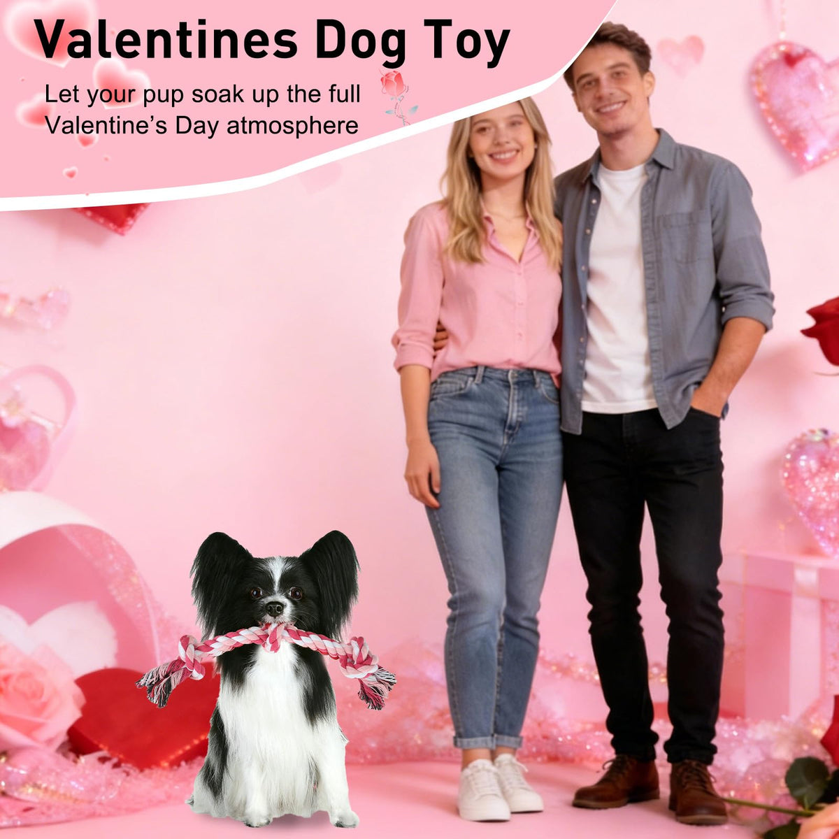 Dog Rope Toy Rope Toys for Dogs (Small / Red)