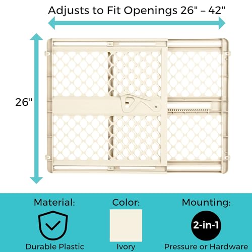 Supergate Ergo Baby Gate (Ivory)