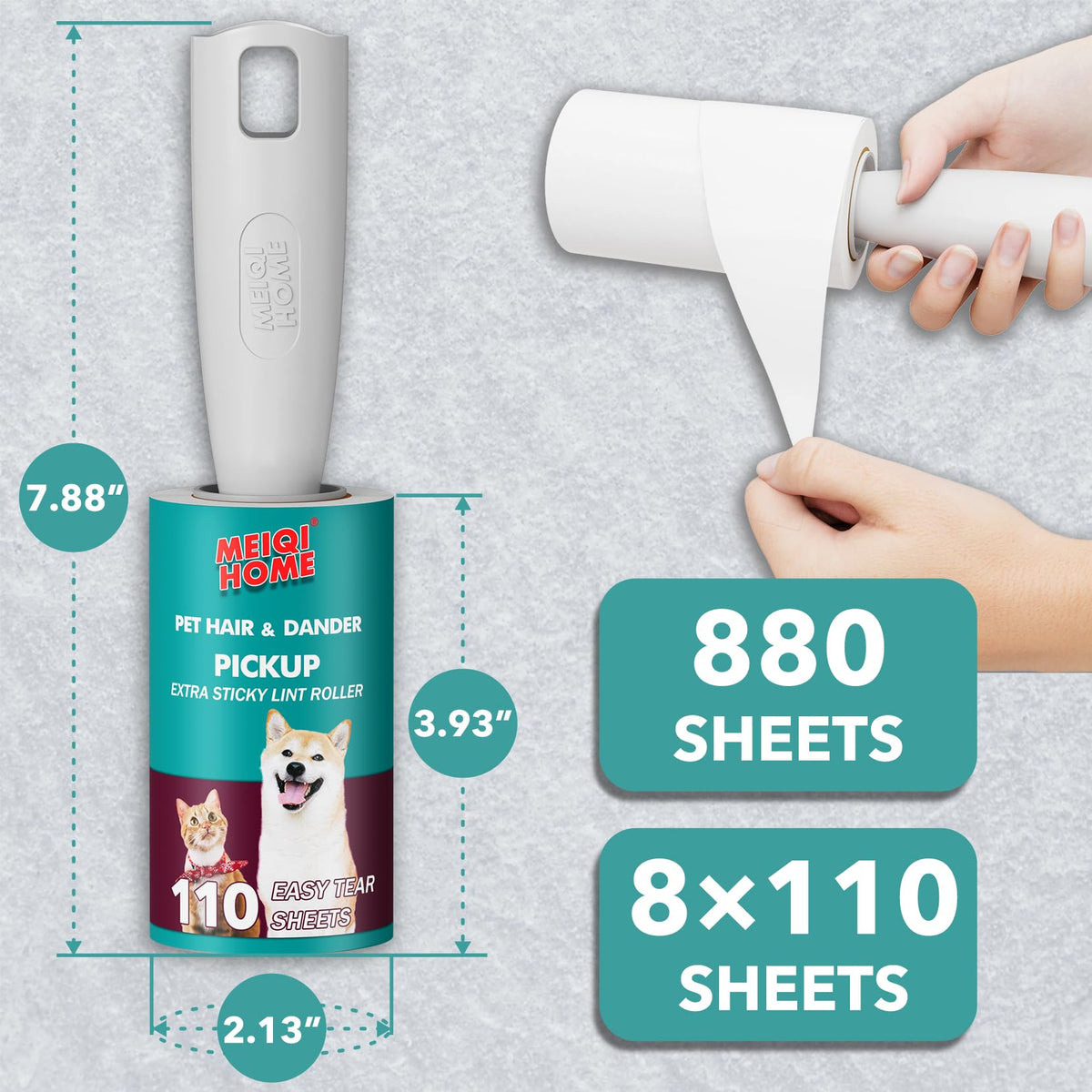 Lint Rollers for Pet Hair Extra Sticky