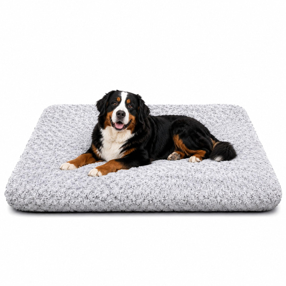 Extra Large Dog Bed (Light Grey / 53"L x 35"W x 4"Th)