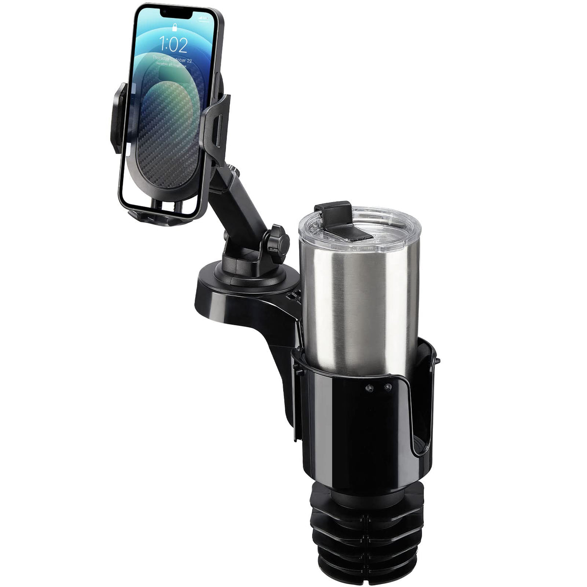 Cup Holder Phone Mount for Car (black)