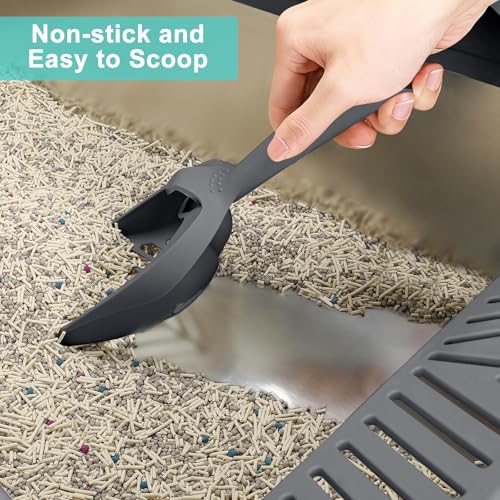 Stainless Steel Litter Box (Light Gray / X-Large)
