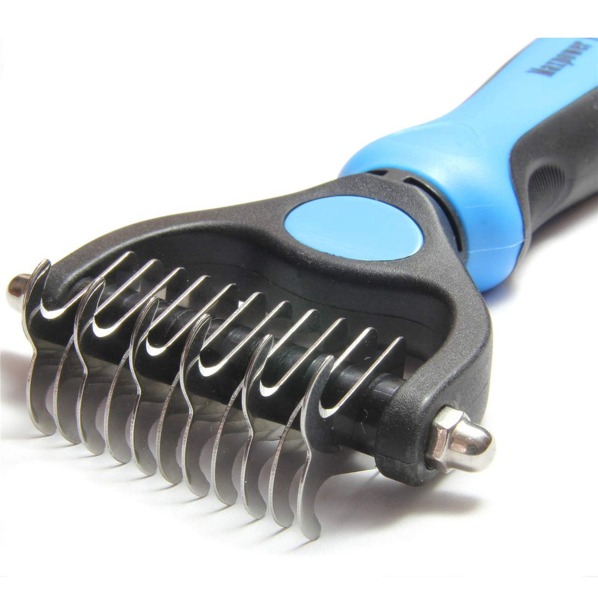 Pet Grooming Brush (Blue / Small)