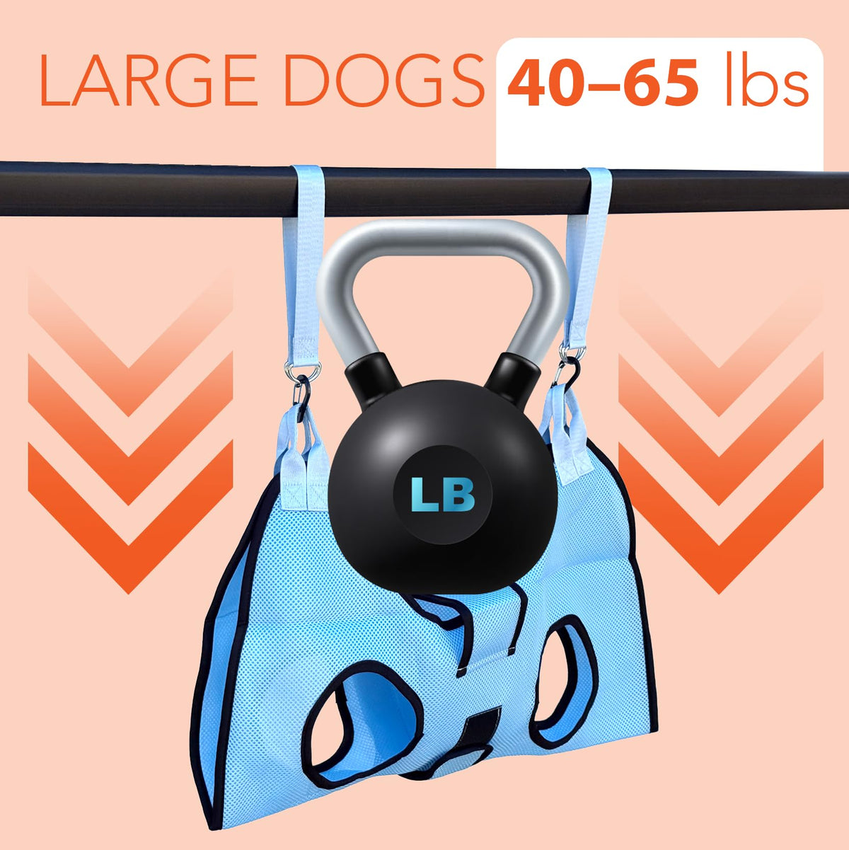 PawsUp Pet Grooming Hammock Kit for Large Dogs