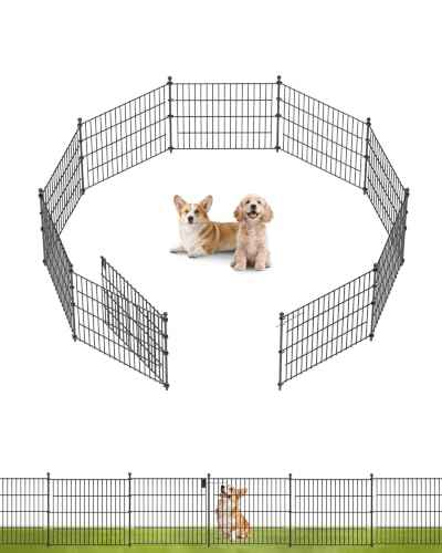 Garden Fence Animal Barrier with Gate 24in (24inx23ft)