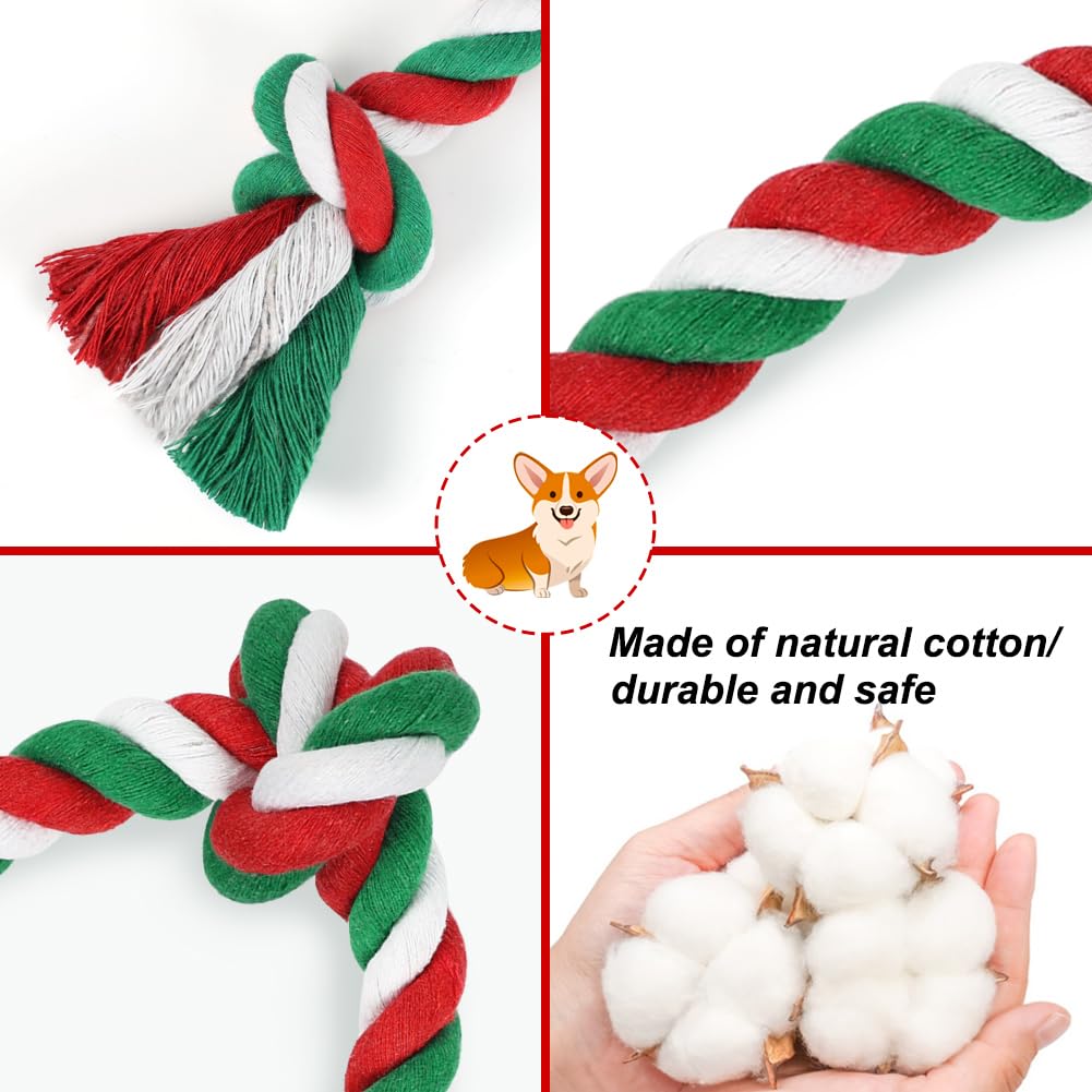 Christmas Dog Rope Toy (Small / Christmas)