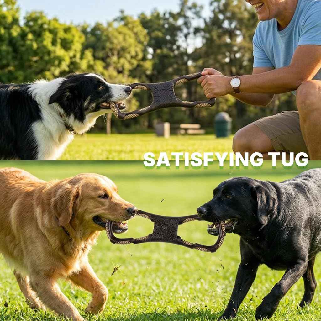 Tug of War Dog Toy (Infinity Knot - Black)