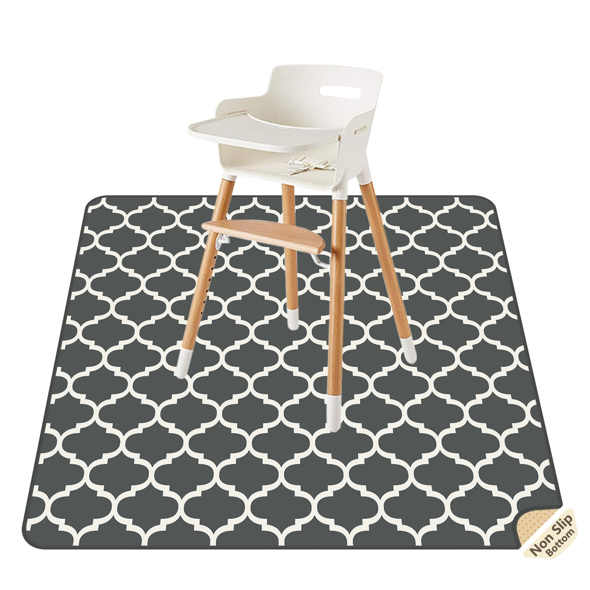 Splat Mat for Under High Chair (Lattice)