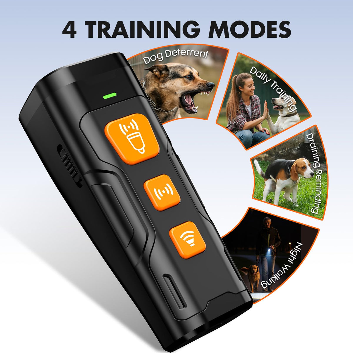 Dog Bark Deterrent Device (Black)