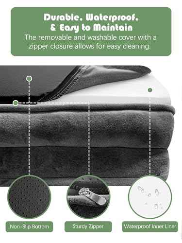 Orthopedic Dog Bed with Sides (24.0"L x 18.0"W x 6.0"Th / Dark Grey)