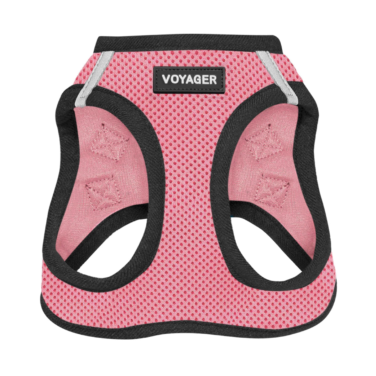 Voyager Step in Air Dog Vest Harness (Pink/Black Trim / XS (Chest: 13 - 14.5"))