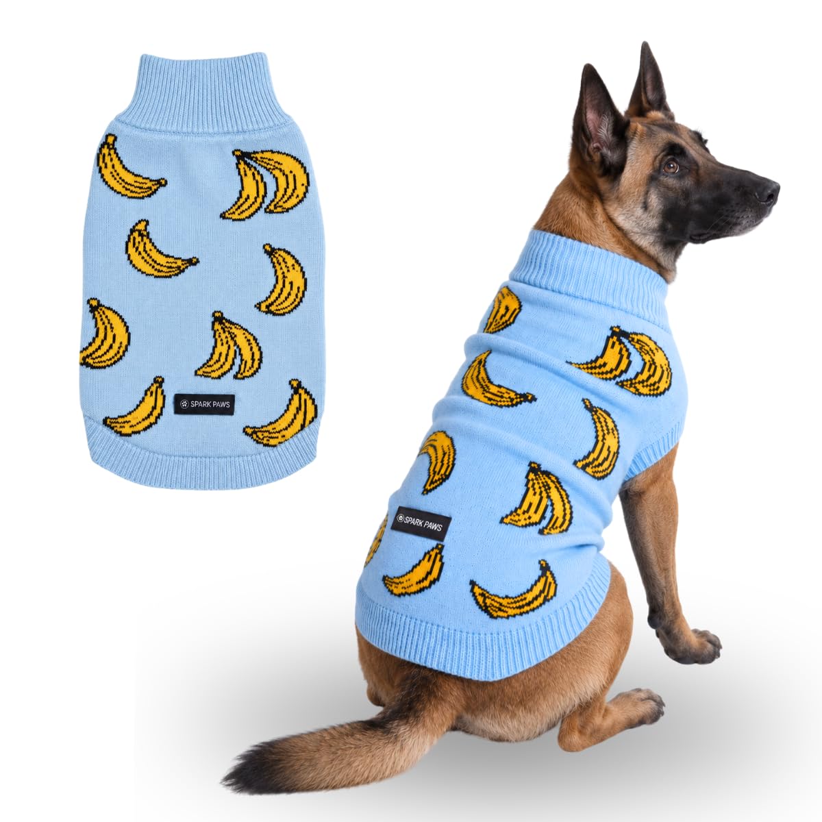 Knit Dog Sweater (Banana / 3XL)
