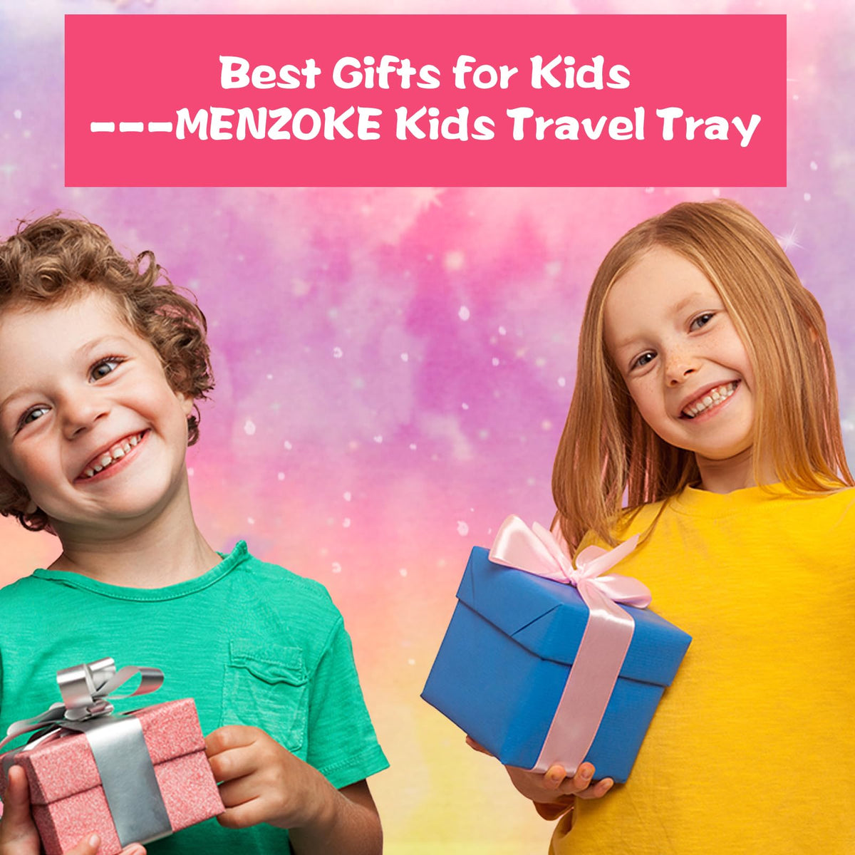 Kids Travel Tray (Magic Pink)