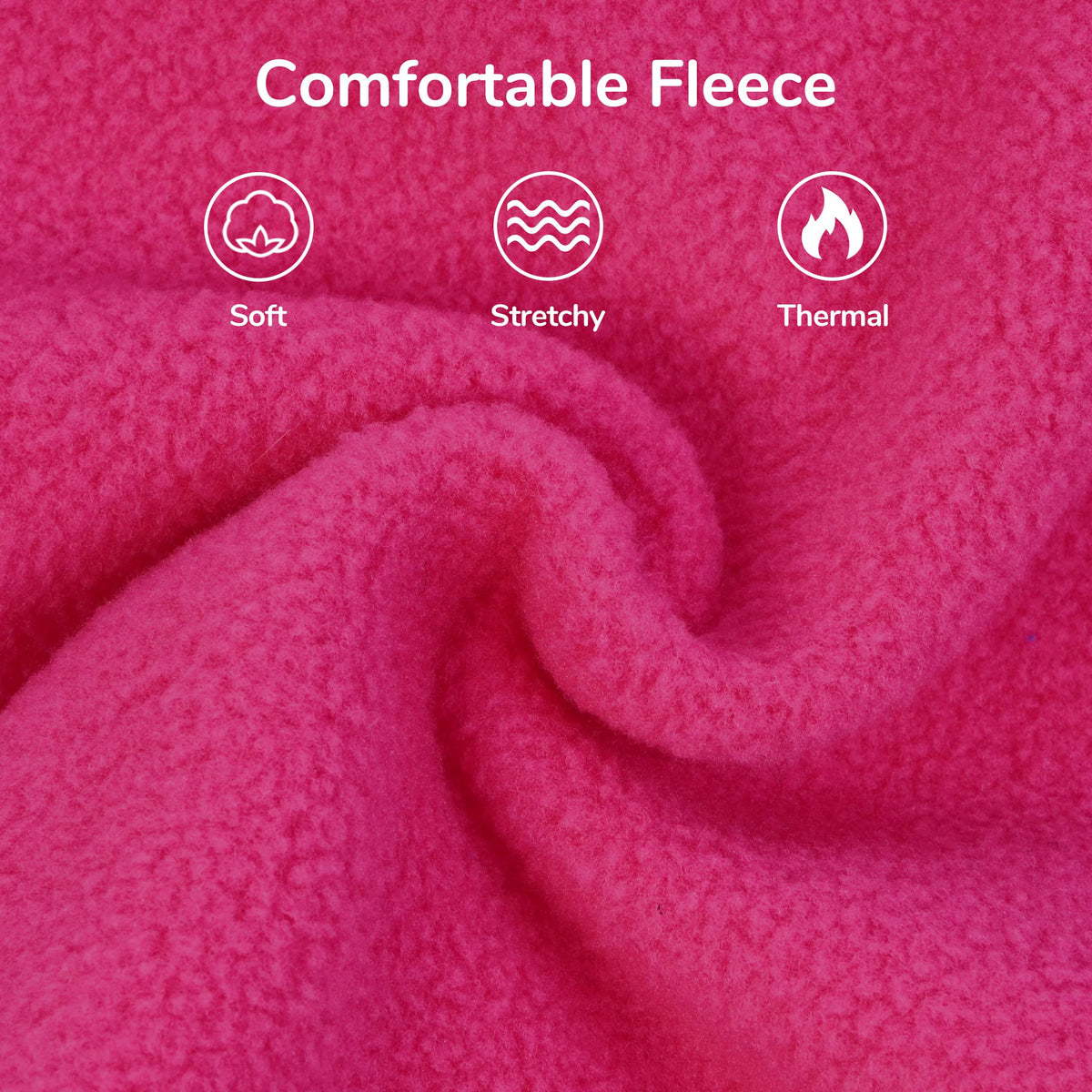 Warm Fleece Cat Coat (X-Large / Rose Pink)