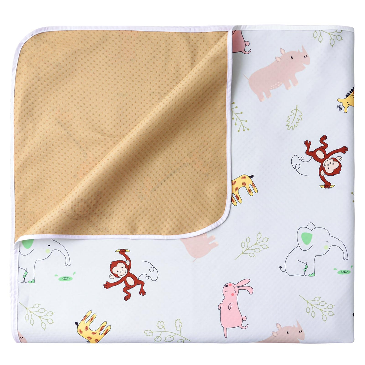 Splat Mat for Under High Chair (Jungle Animals)