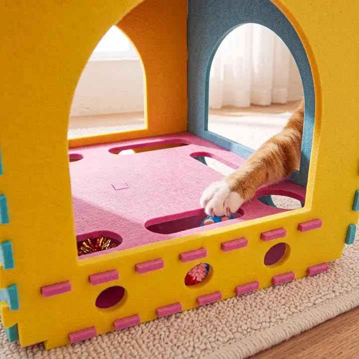 41 Pcs Interactive Cat Toys with Cat Puzzle Box (Modern (with puzzle box))