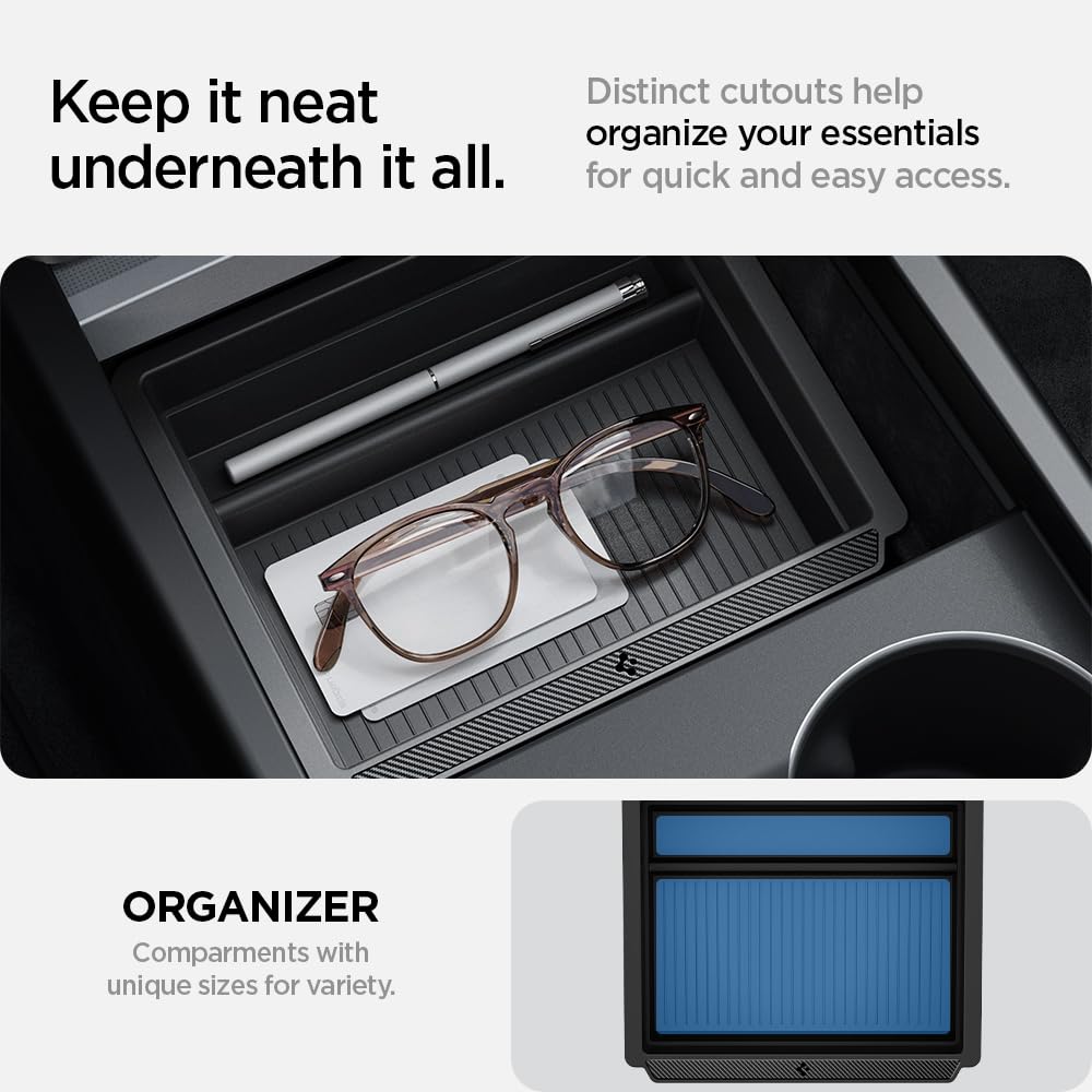 Console Organizer for Model Y Juniper (Center Console Organizer (Sliding))