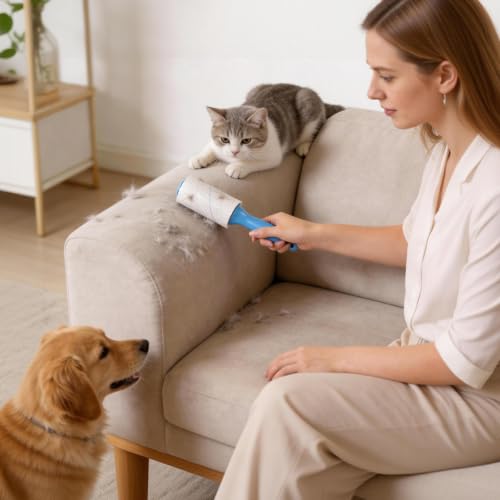 Extra Sticky Lint Roller for Pet Hair (500 Extra Sticky Sheets)