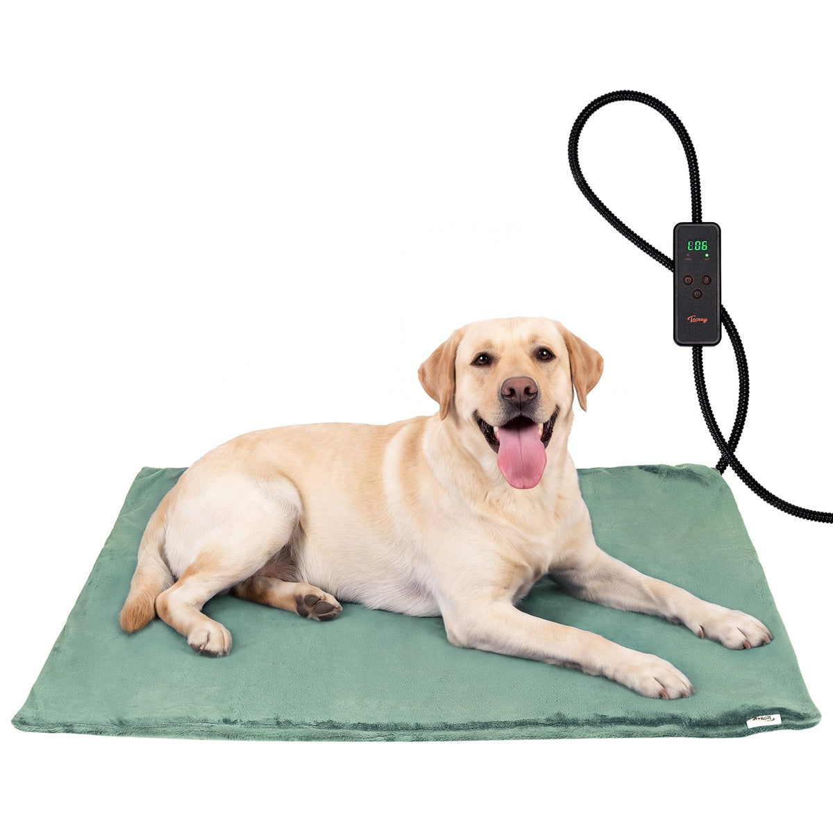 Dog Heating Pad (Sage Green / L: 35.0"x 24.0")