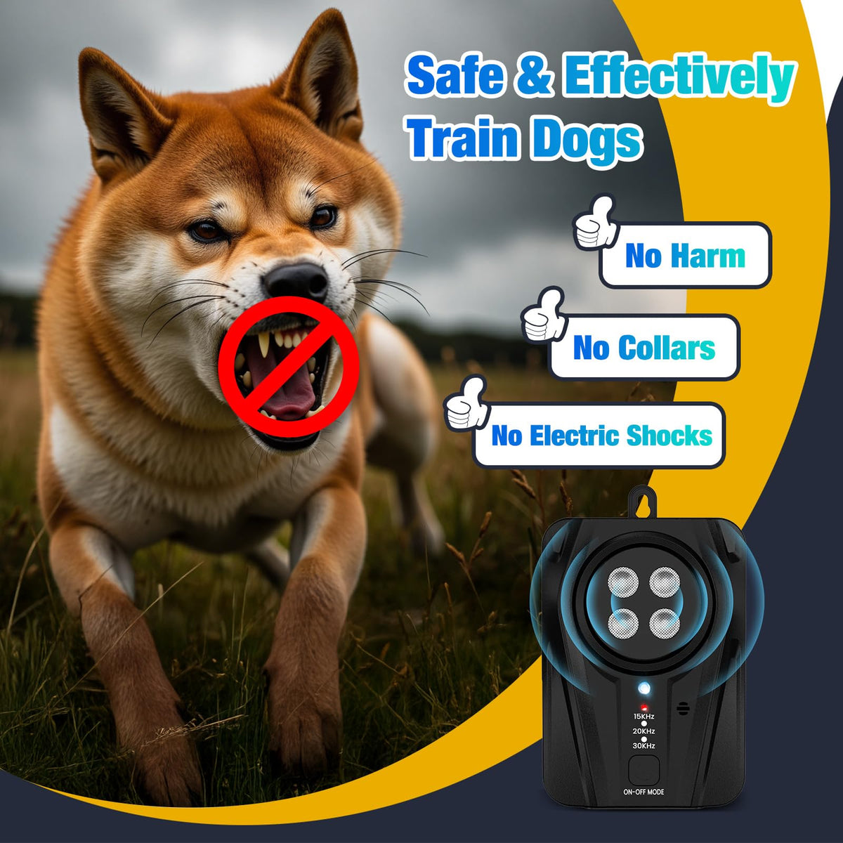 Dog Bark Deterrent Devices (FX4T / Black)