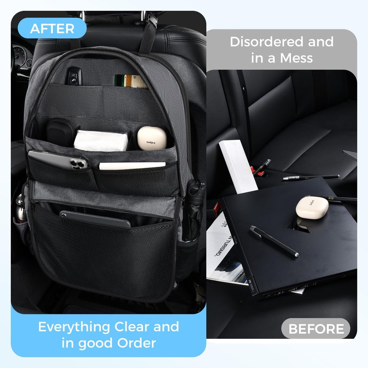 Backseat Car Organizer (1 Pack-New)